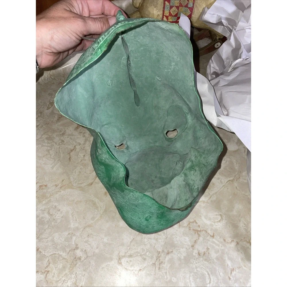 Celebrations Creations Green Lizard Rubber Halloween Mask 1995‎ with tags
